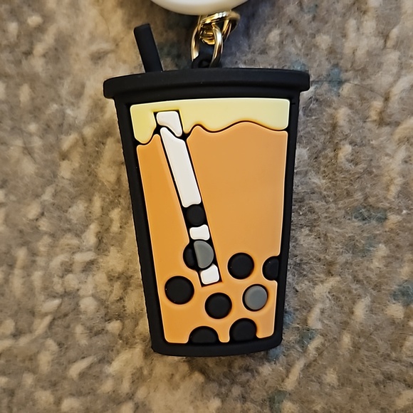 NWOT ☕️ Tumbler Coffee Keychain Bag Charm Green and Black - Picture 6 of 7